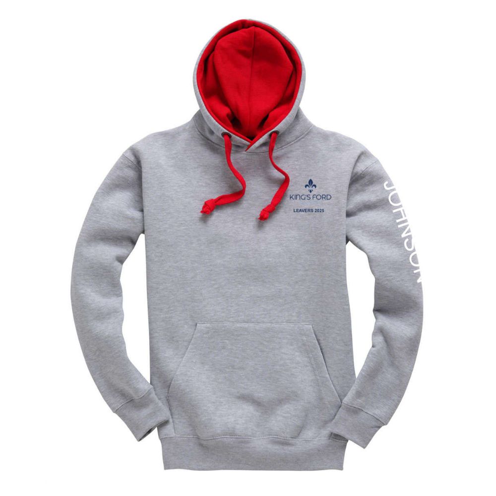 King's Ford contrast leavers hoody